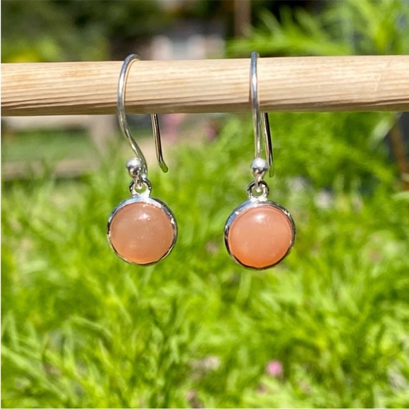 Hand Crafted Jewelry - Moonstone Earrings.